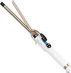 Hoson 1 1/2 pouce de fer de curling Grande barre, 1.5 Long Barrel Curling Wand Dual Voltage, Céramique Tourmaline Revêtement avec LCD Affichage, Gants Inclure