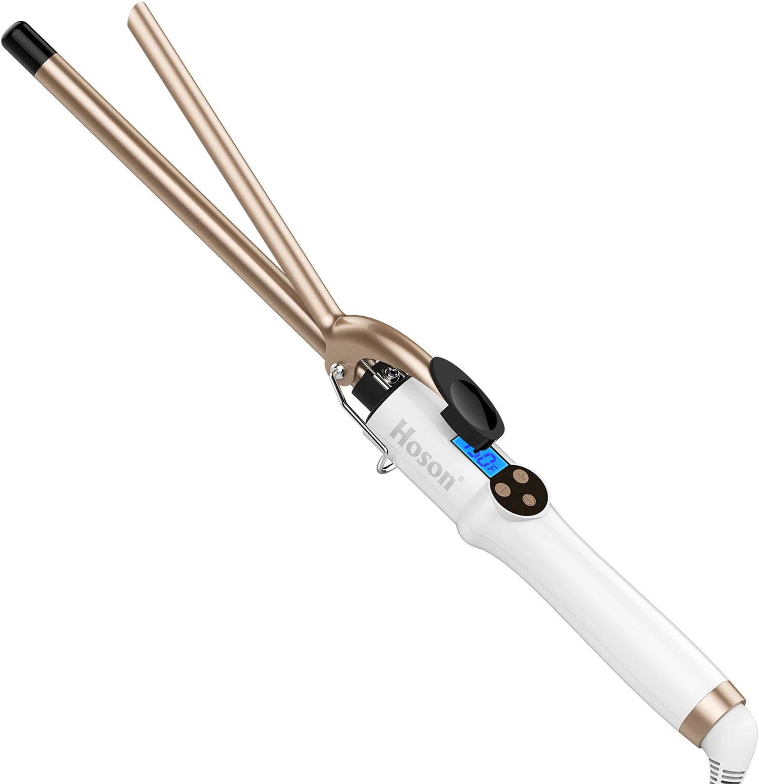 1/2 Inch Curling Iron Professional, Ceramic Tourmaline Curl Wand Barrel, Hair Curler Iron for Short Hair