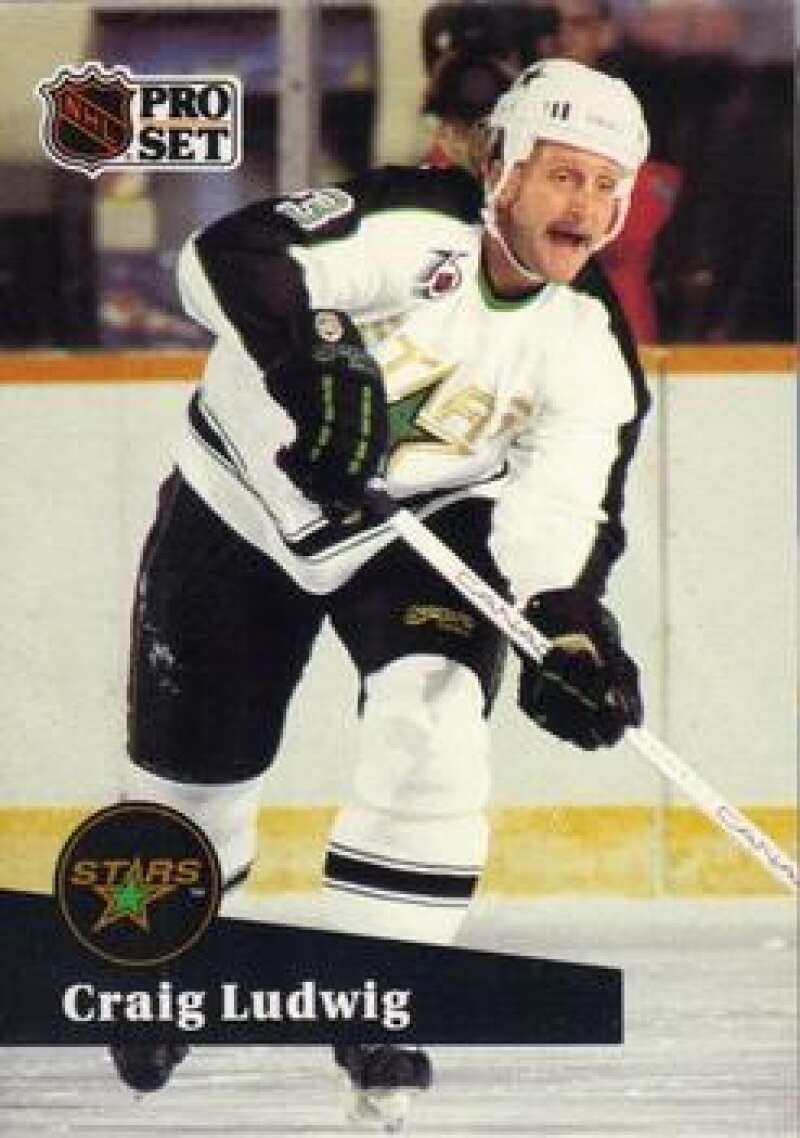 Amazon.com: 1991-92 Pro Set #411 Craig Ludwig Minnesota North Stars  Official NHL Hockey Card in Raw (NM or Better) Condition : Collectibles &  Fine Art