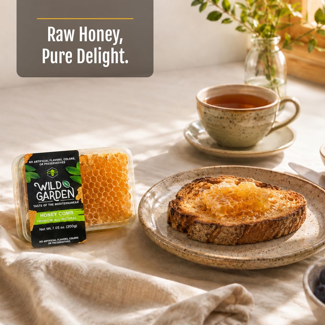 洋楽 All Natural No Additives No Preservative Amazon.com : Wild Garden 100% Raw Pure Bee Honeycomb - No