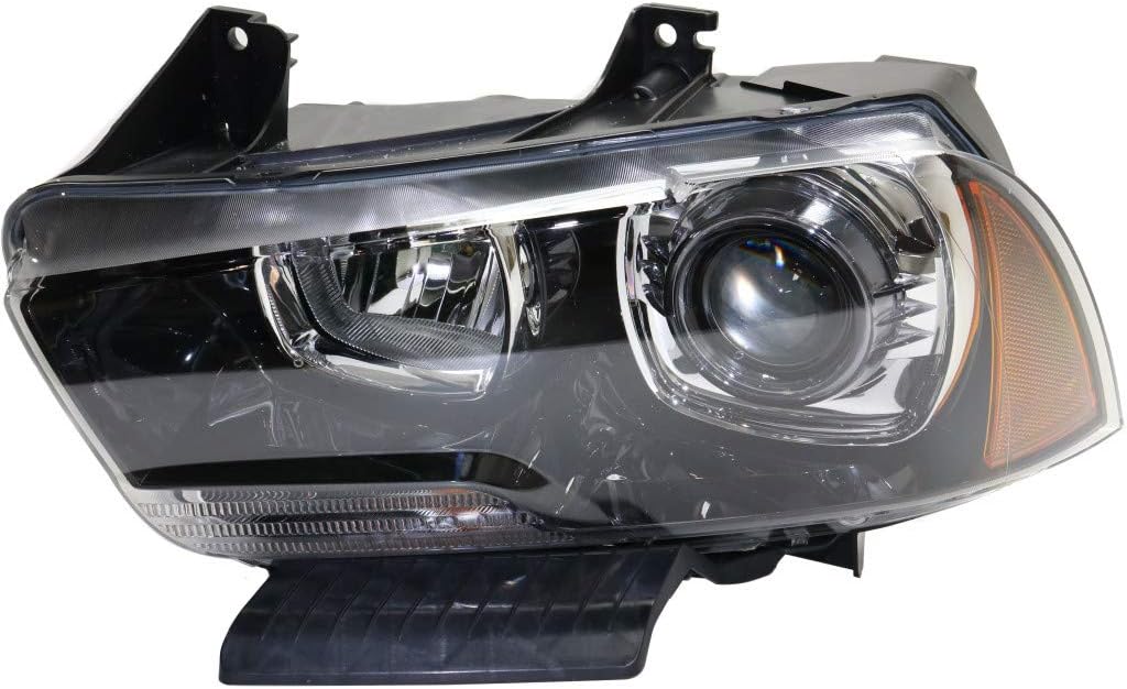 CarLights360 For 2011-2014 Dodge Charger Headlight Driver and Passenger Side | HID | DOT Certified Bulbs Included CH2502236 CH2503236-Replaces 57010413AD, 57010412AD ;HID;