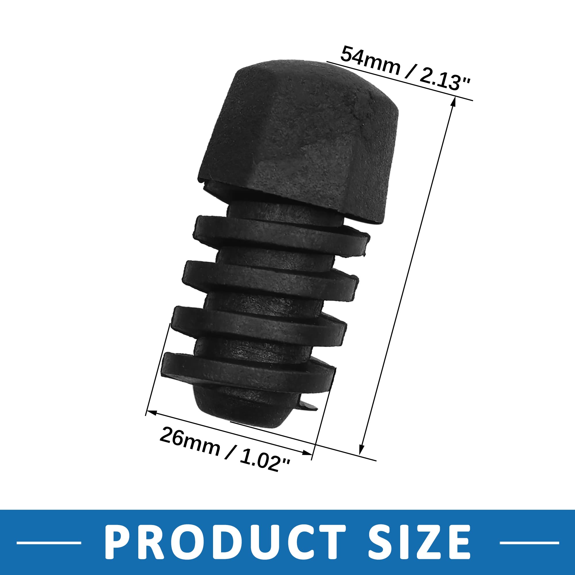 Set 2 Supporti Gomma Per Cofano Auto - Ammortizzanti 20x35mm Per Assorbimento Urto E Rumore - Foto 3