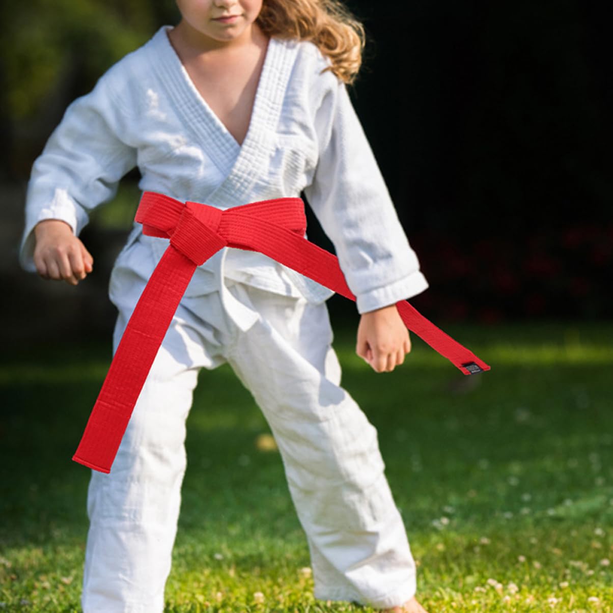 SUPVOX Cintura di Taekwondo Cinture Taekwondo Display Cintura di Karate Espositore per Cintura da Karate Gioventù Cintura Nera di Karate Cintura Taekwondo in Cotone per Uomo