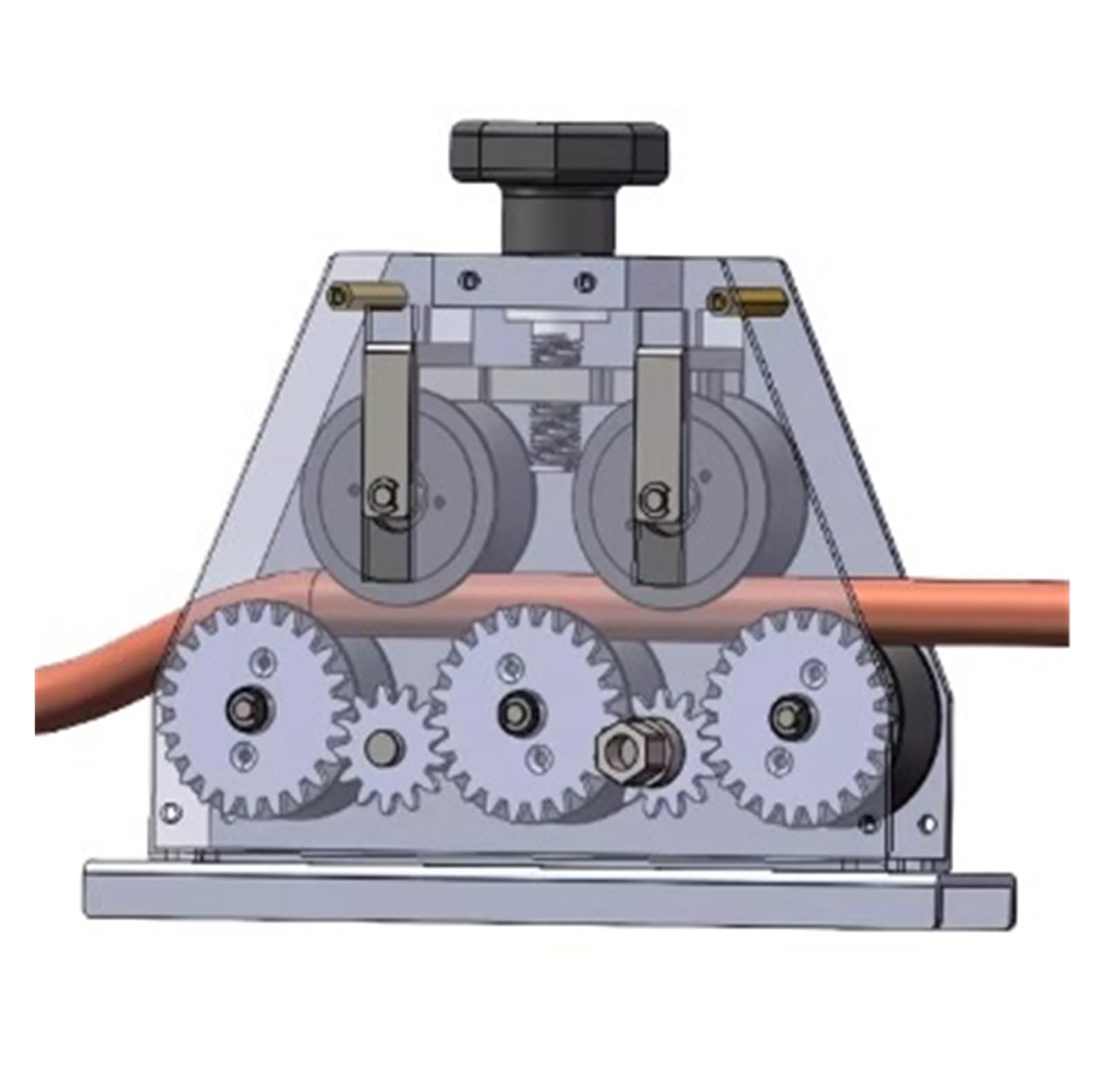 Corrector de enderezamiento y doblado de tubos de tres ruedas y cinco ruedas de 6 a 25 mm SC-ZG-06