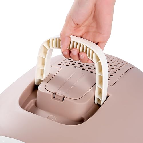 Miniatura 5 de ZLXDP Caja de arena para gatos caja de arena grande para gatos bandeja de arena con capucha inodoro para gatitos bien diseñado eficiente en el