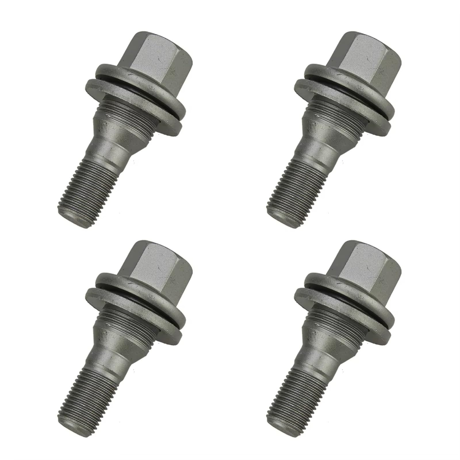 Compatibile con Citroen per C2 C3 C4 C5 C6 4 Pezzi 17 Mm Bulloni Esagonali Dadi Ruota Bulloni Ruota in Acciaio Bulloni Bulloni Ruota Dado OEM: 9817024580 Bulloni Cerchio Ruota