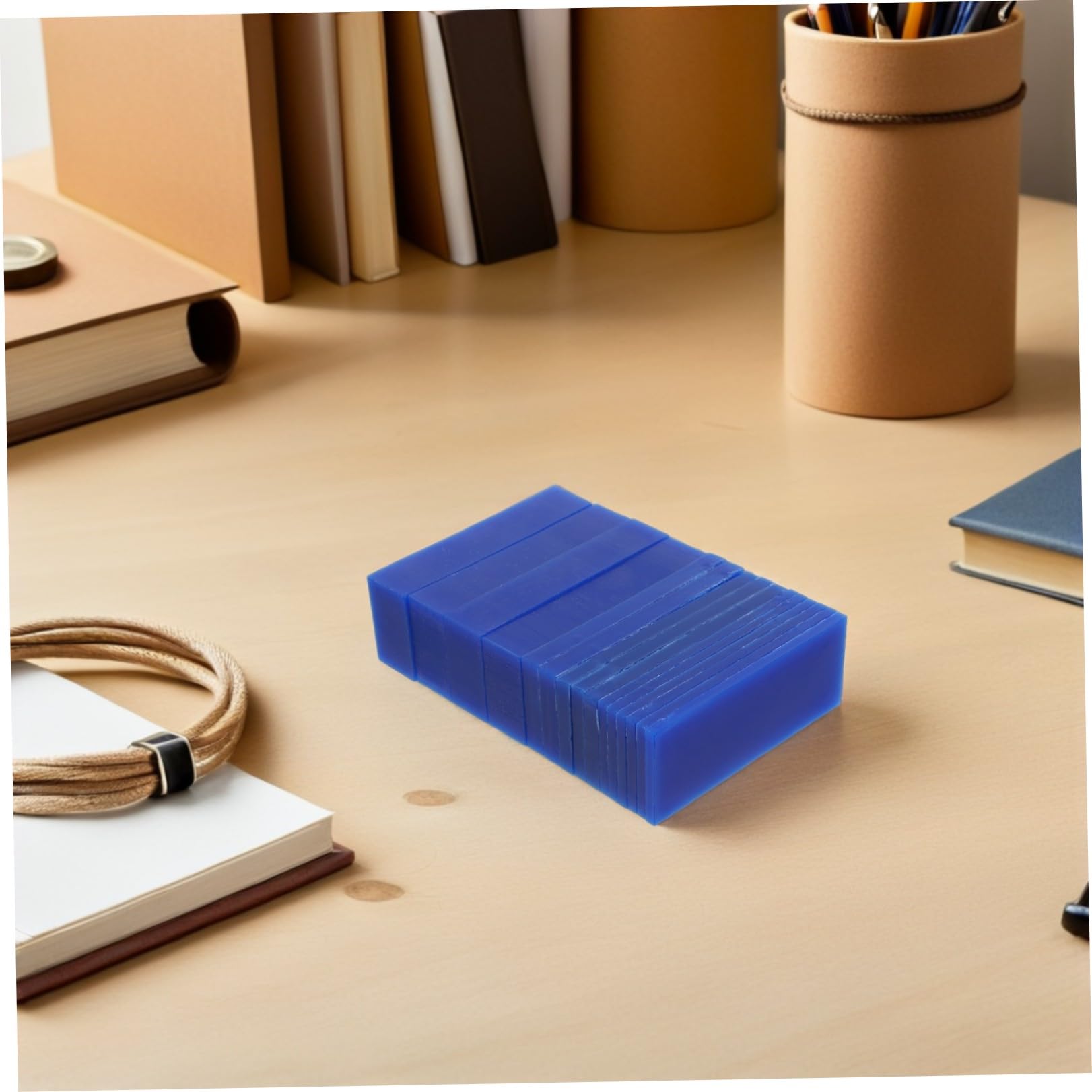 Mikikit 15 Pezzi Fogli di Cera per Modellare Gioielli in Cera per Incisione di Gioielli Blu Dettagli Precisi e Modellatura Semplice per Artigianato DIY e Incisione