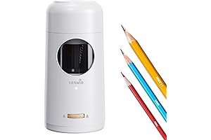 Rechargeable Electric Pencil Sharpener, Hands-Free and Efficient Pencil Sharpening