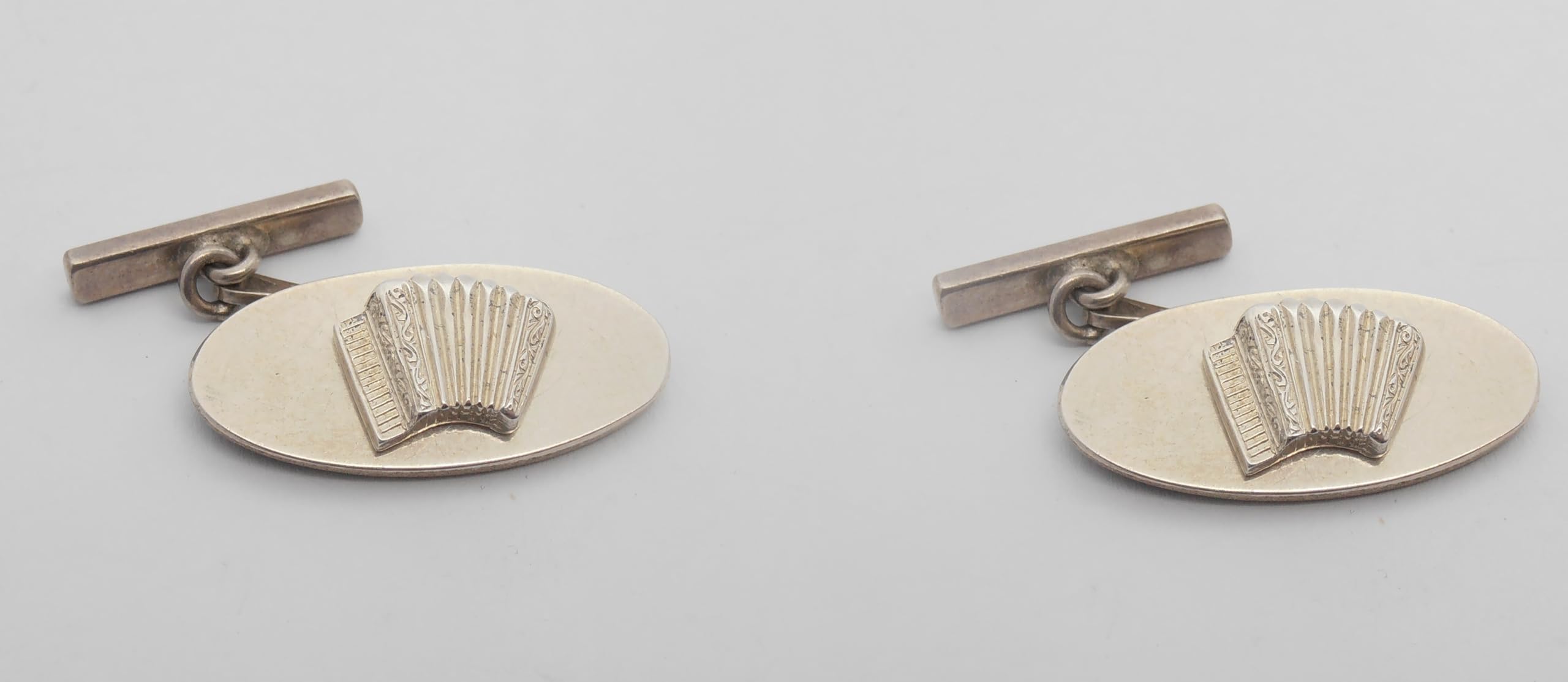 Fisarmonica : Gemelli in Argento 925 - Strumento Musicale - Musicista - Musica