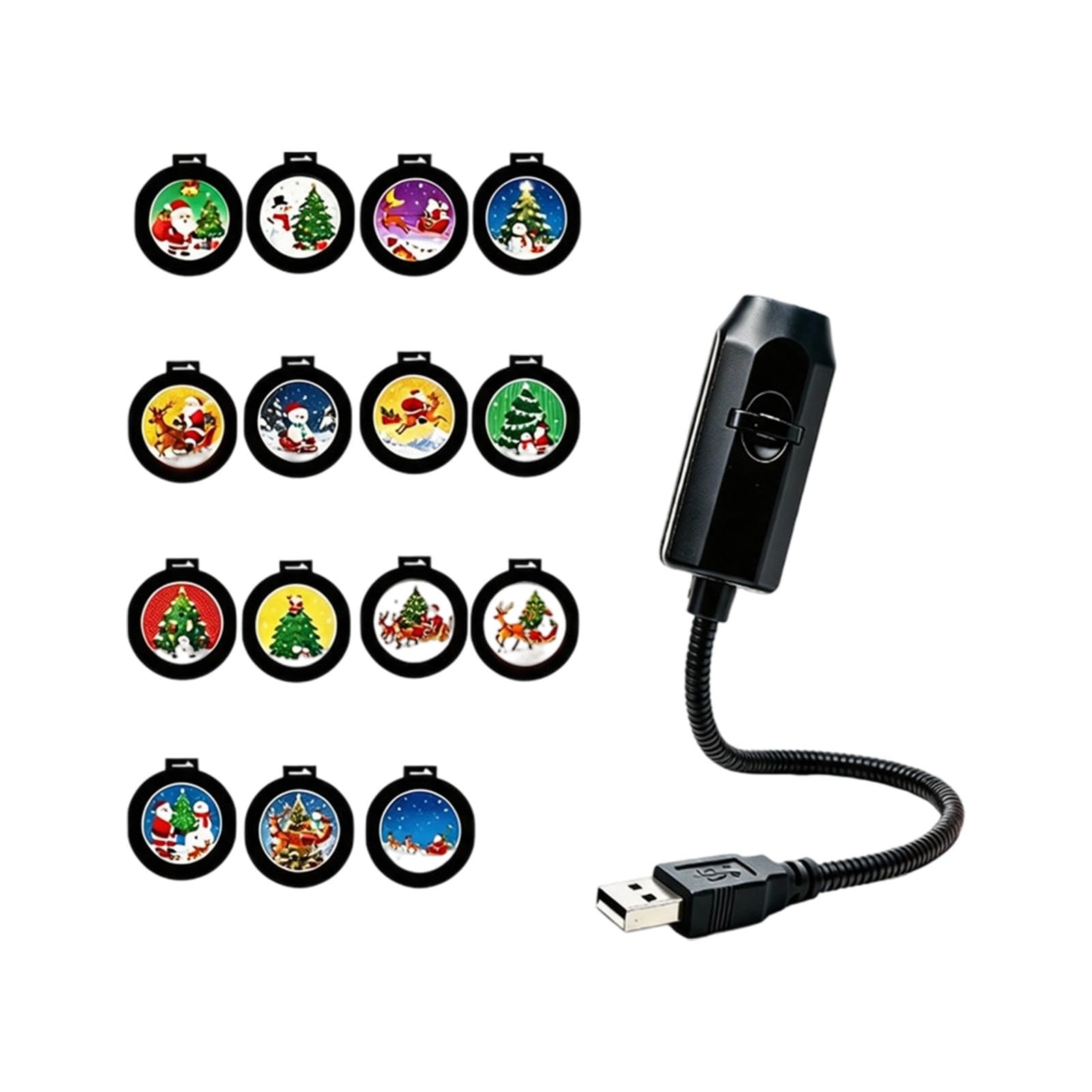 5D Plug and Play HD Christmas Projector, Christmas Projector Night Light
