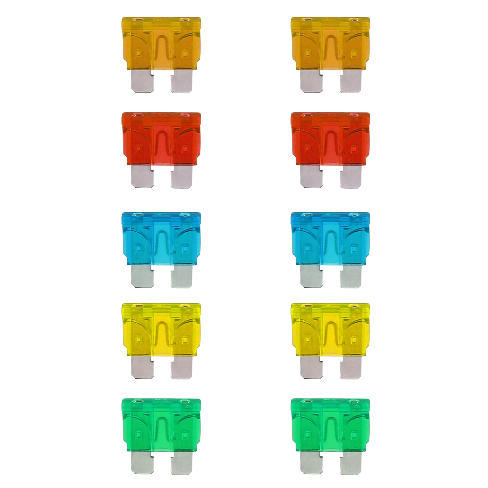 Car Fuses, 2Pcs Standard Blade Fuses 5A for Car Boat RV Truck Motorcycle (Orange 5 Amps) — view 8