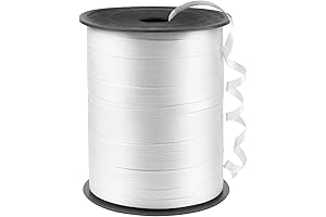 500 Yards White Curling Ribbon for Stunning Gift Wrapping