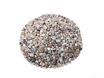 Silica Asia?s? - Aqua Wash? Aquarium Gravel Sand, Coarser Size Sand, River Pebbles for Gardening Decor Gravel, Beach Indoor, Succulent, Aquarium, Fun & Play, Crafting, 500gm (4-8 mm)