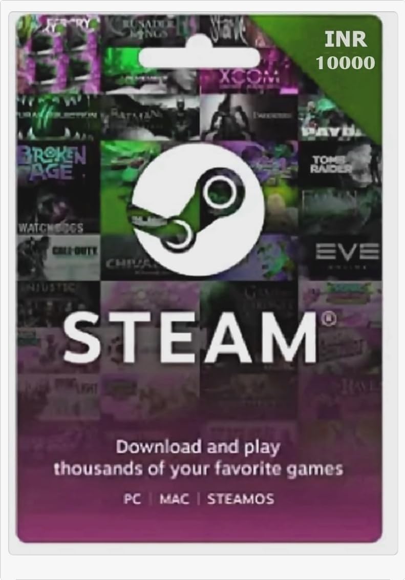 Rs 10,000 STEAM Store Wallet PC Digital Code (E-mail Delivery in 24hr) (B0DHCCW2VP) Amazon Price History, Amazon Price Tracker