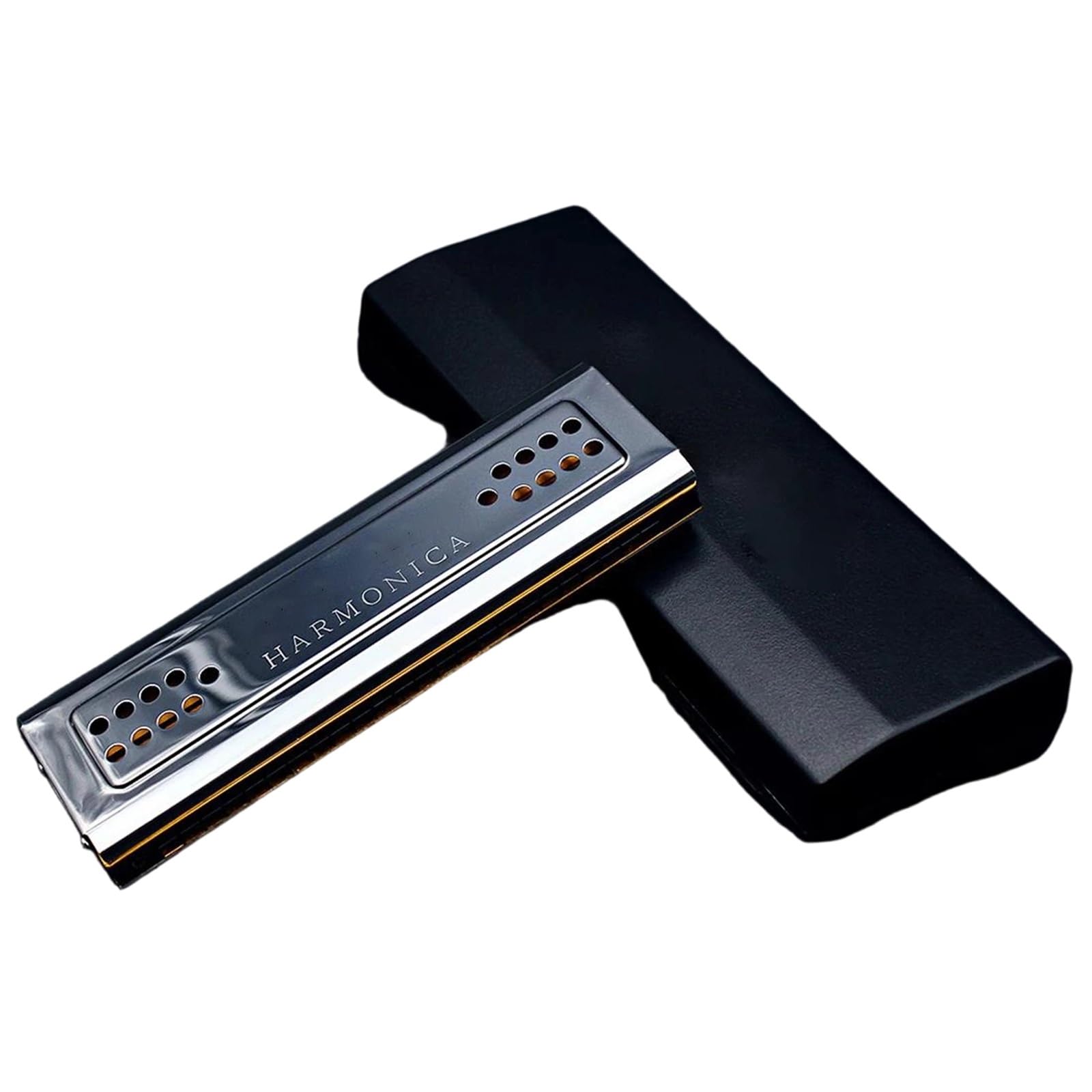 Mundharmonika Mundharmonika 24 Löcher Tremolo Polyphone Doppelseitige C/G-Taste