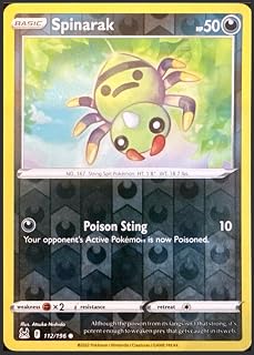Spinarak - 112/196 - Reverse Holo - Lost Origins - NM/M