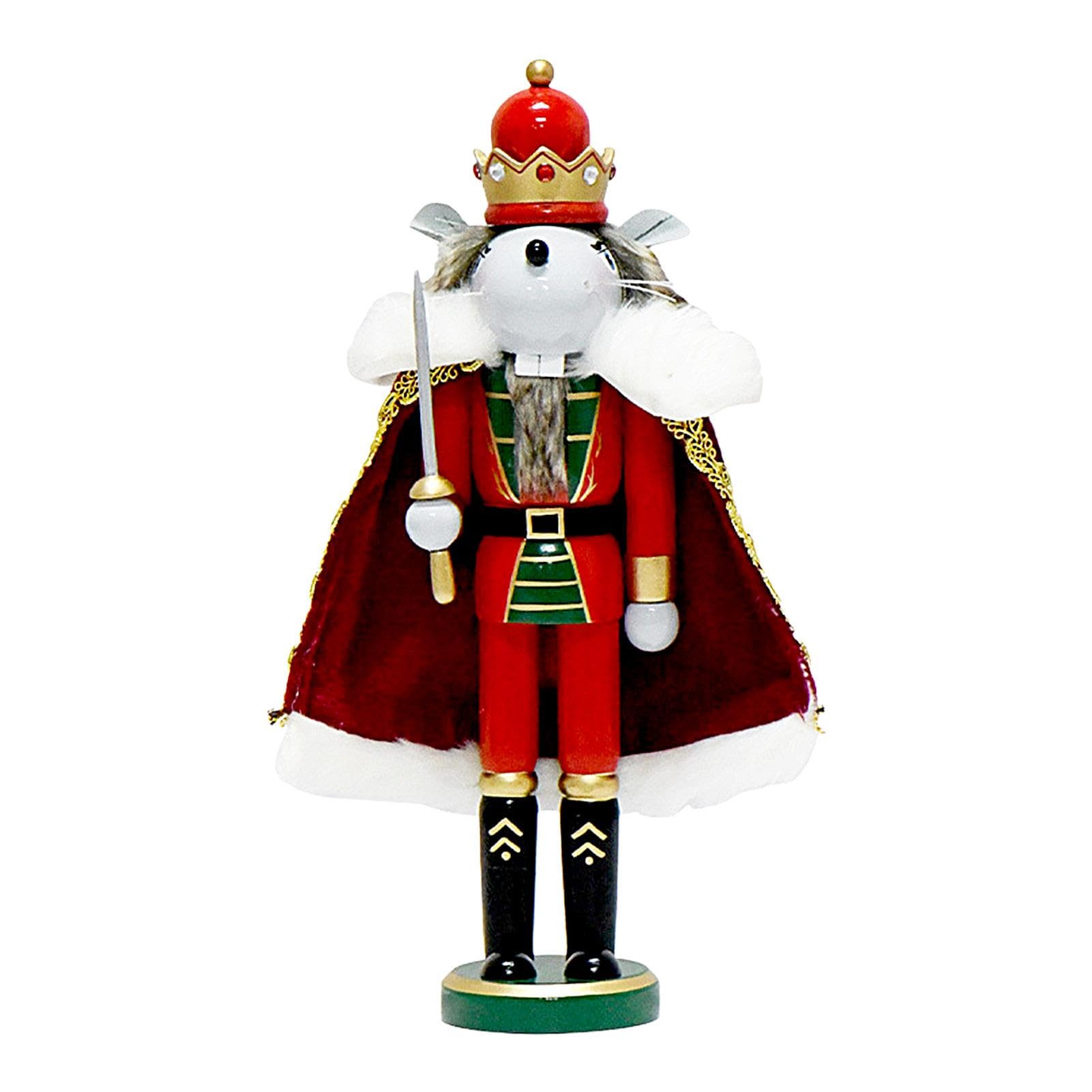Casse-noisette Roi Souris Idée Cadeau Traditionnelle pour Passionnés de Noël