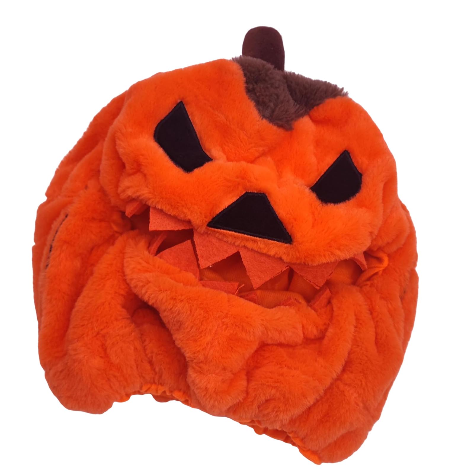 Jazuaiao Motorcycles Helmets Plush Covers Halloween Pumpkins Helmets Covers Stylish Plush Skin for Motorcyclists Fun Decoration