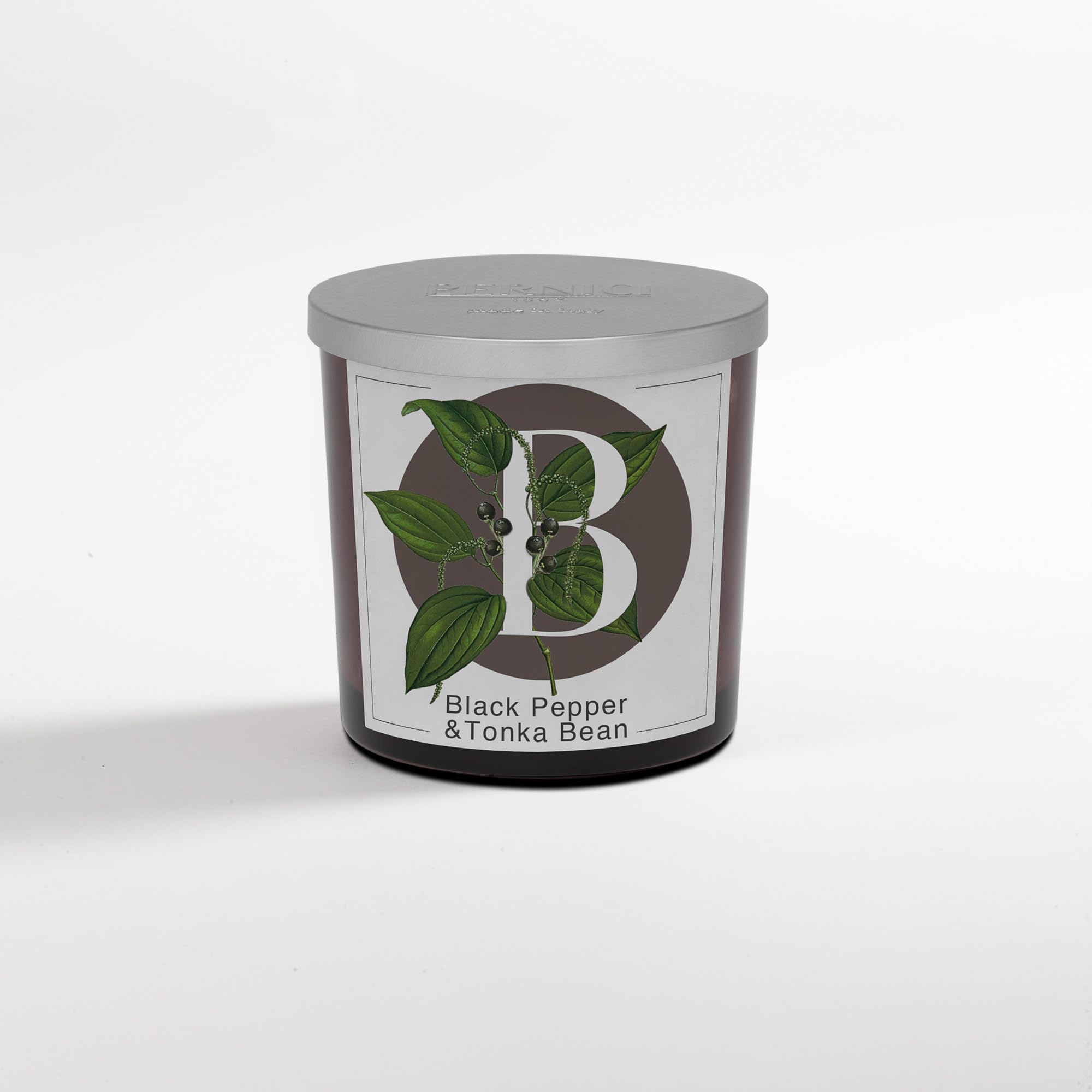 Pernici Candela Profumata Elementi Black Pepper & Tonka Bean 350 g. - 2 Stoppini