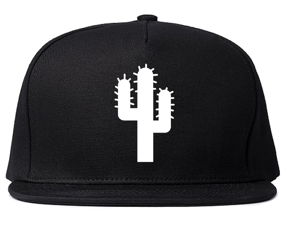 Kings Of NY Cactus Logo Chest Snapback Hat Cap Black