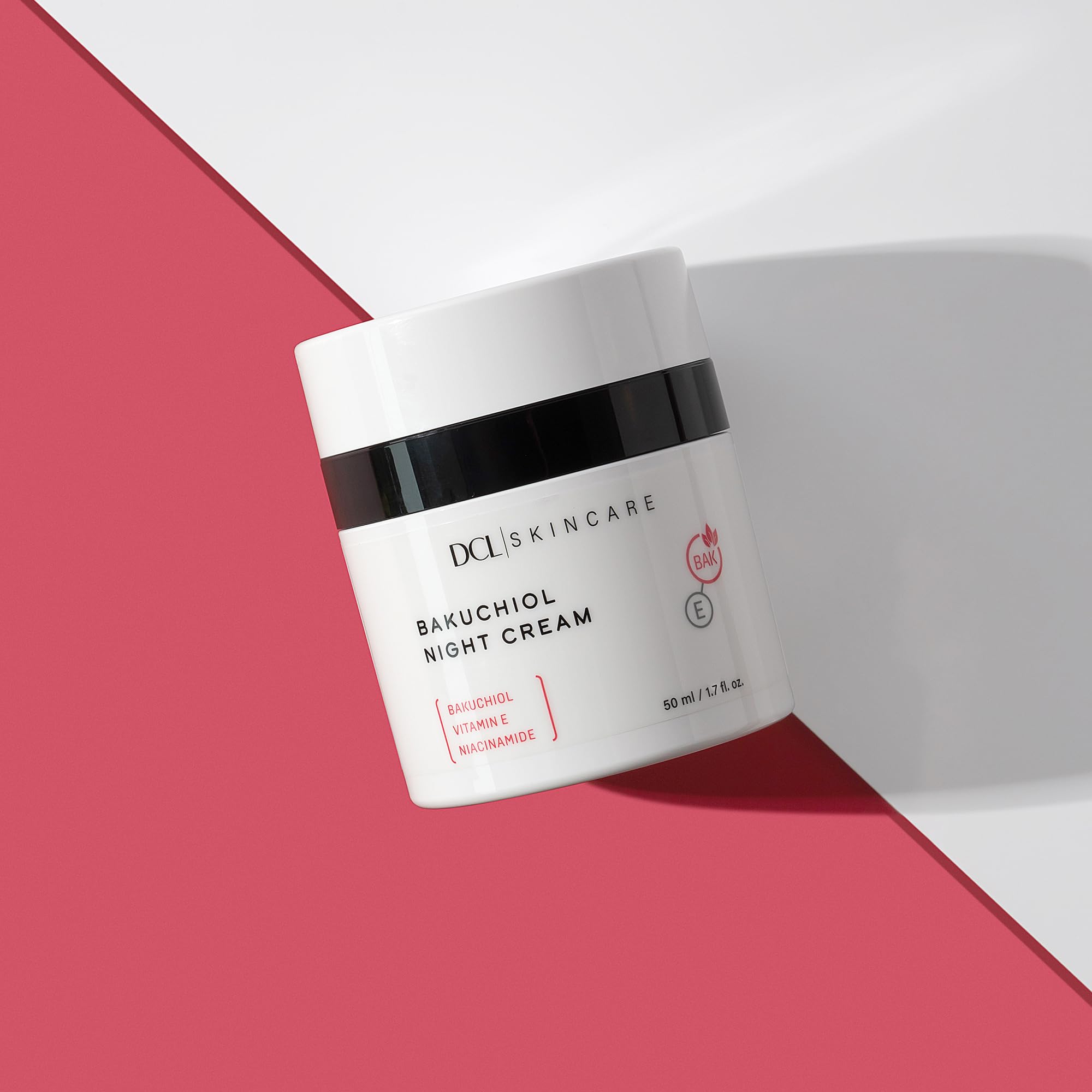 DCL Skincare Bakuchiol Night Cream for Skin Renewal, 1.7 Fl oz