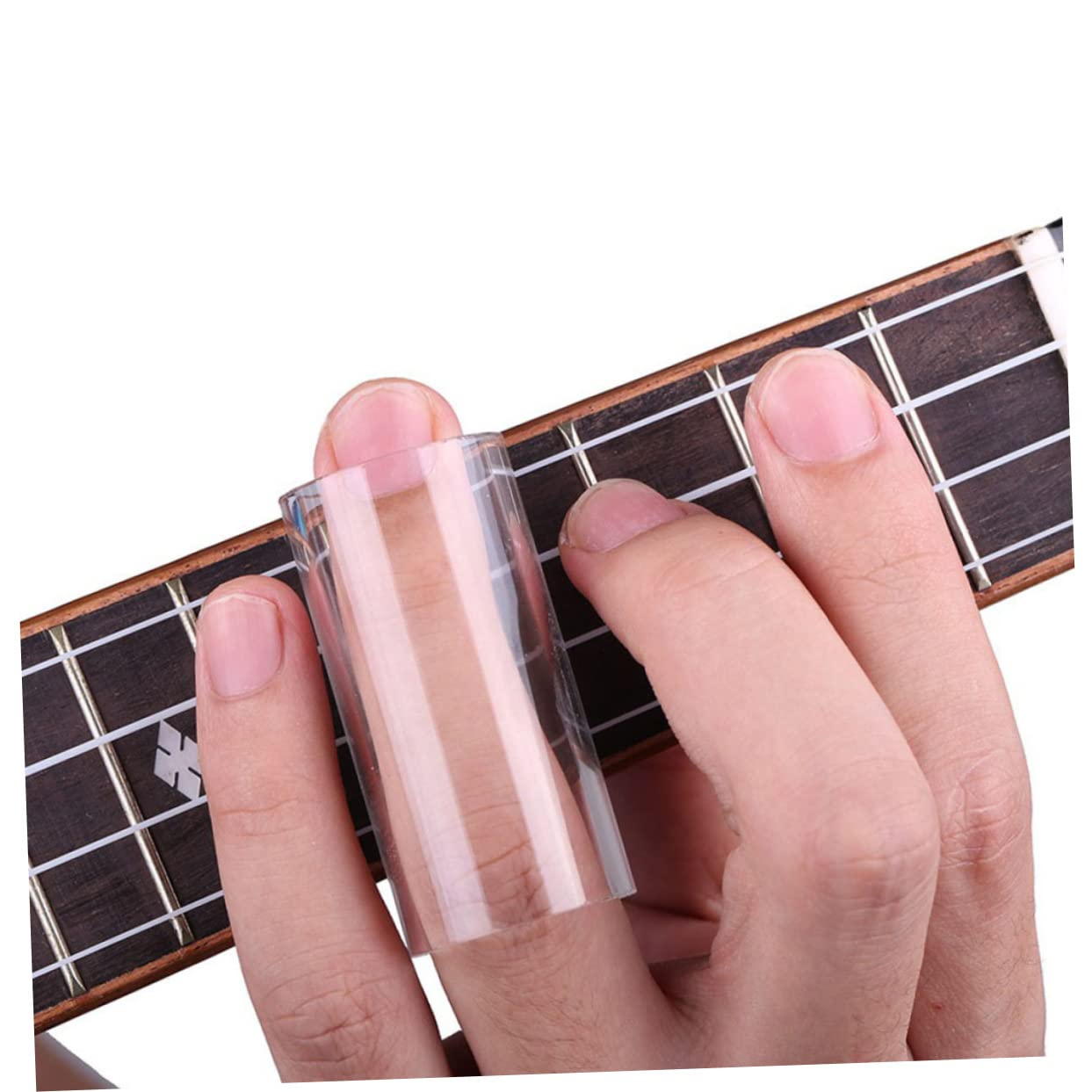 Amazon | Levemolo 2個ガラスギタースライド 標準 ボトルネック クリア