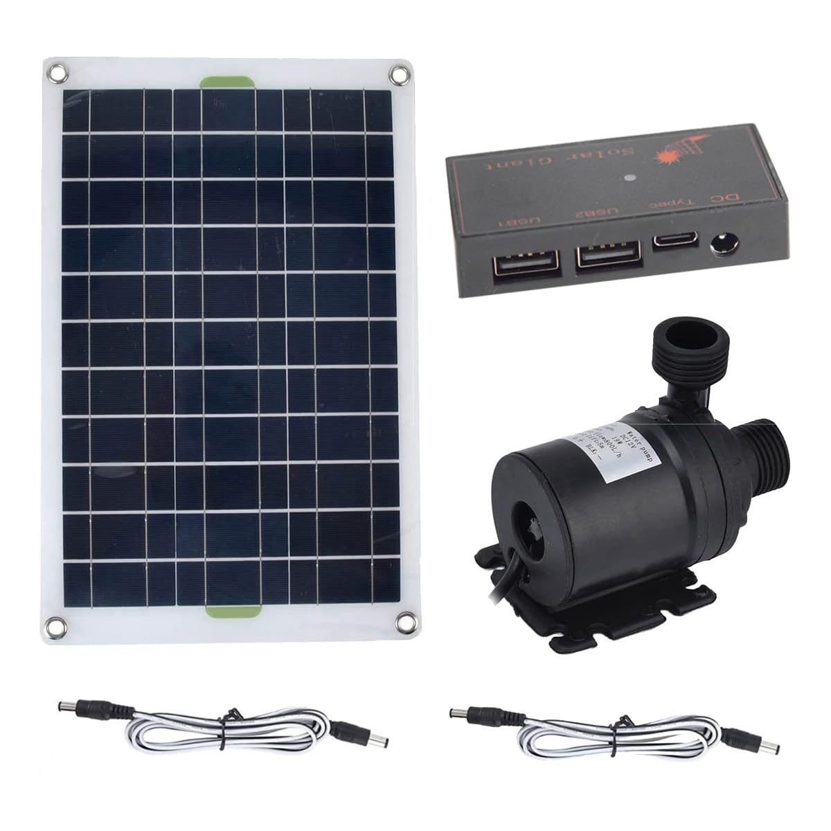 Bomba Solares Kit De Bomba De Agua Solar Boxwizard Panel 50W
