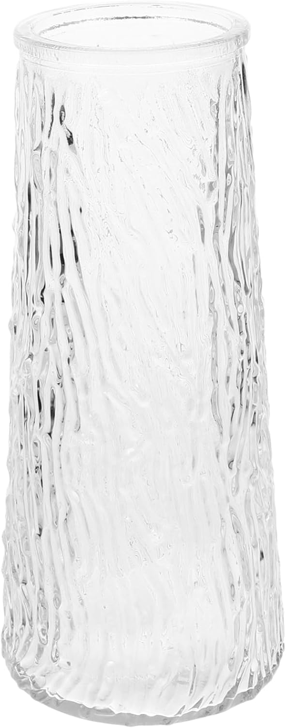 Ciieeo European Glass Vase Decorative Glass Vase Floral Jar