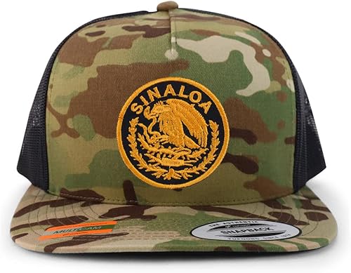 Trendy Apparel Shop Gorra de camionero Sinaloa Mexico Patch de 5 paneles