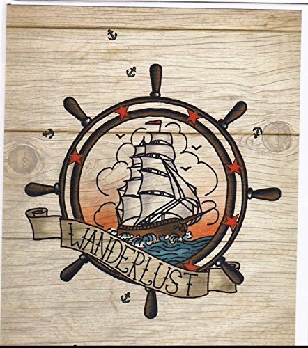 Really Good Overboard Range - Quality 'Wanderlust' Greeting Card - OB08