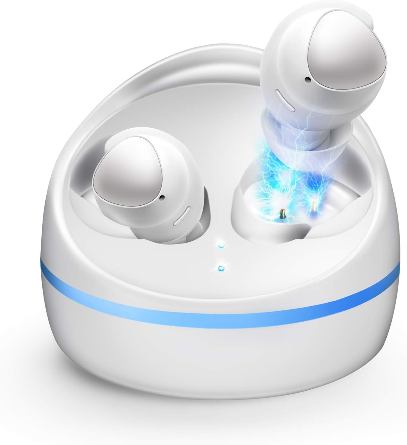 Austuo Compatible with Samsung Galaxy Buds Charger(Earphones not included), Replacement for Charging Dock Cradle for Samsung Galaxy Buds(White)