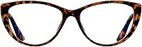 Vista 14 de ANDWOOD Gafas de bloqueo de luz azul para mujer, bloqueo de luz azul, para computadora, ojo de gato, transparente, montura AR003
