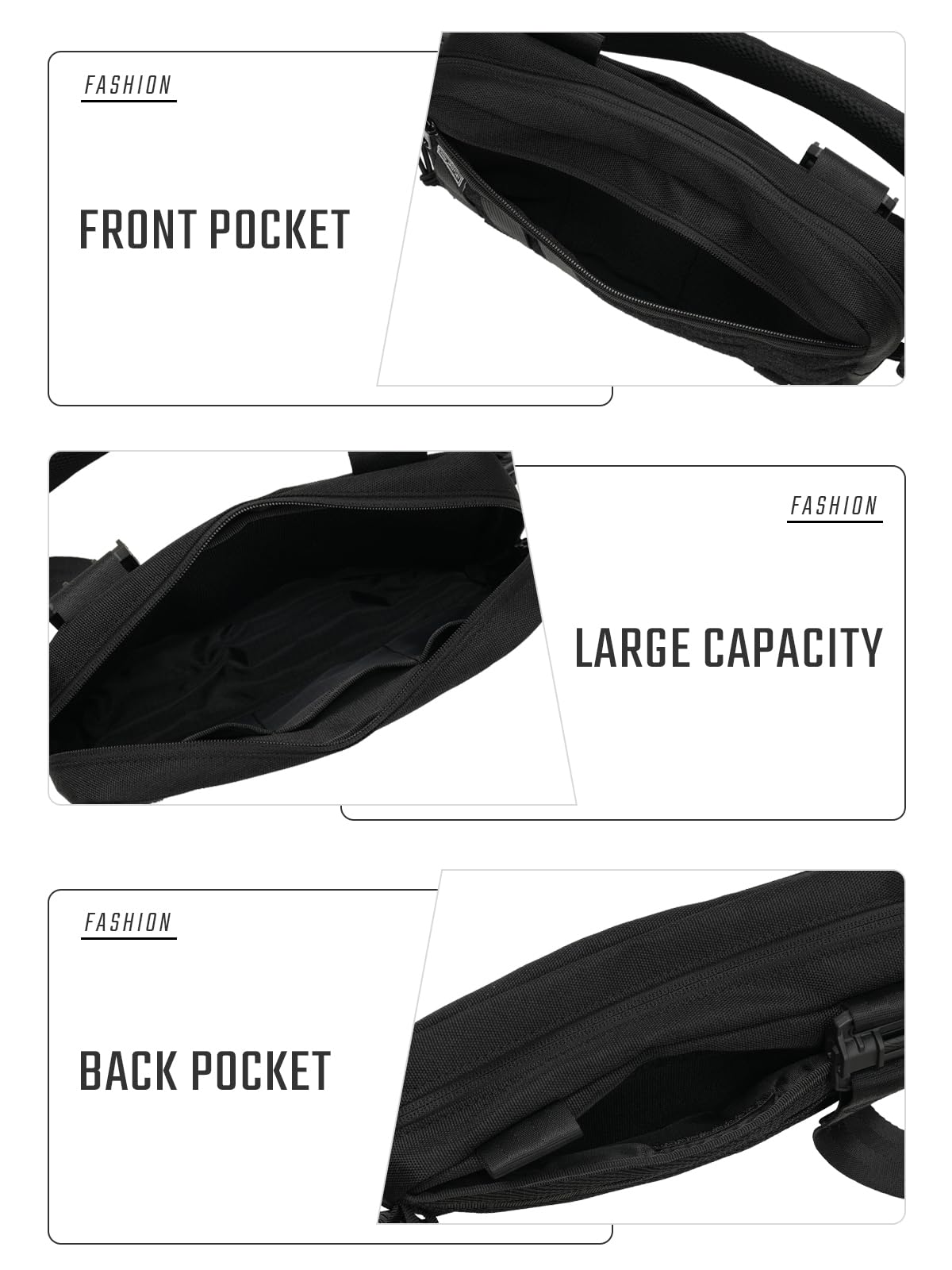TACTICAL_GEEK Cache L3 EDC Leichter Sling Bag Chest Crossbody Bag für Herren Damen, Kompakt Bauchtasche, Verstellbarer Schultergurt Umhängetasche, Schultertasche Brusttasche für Reise Schule Wandern