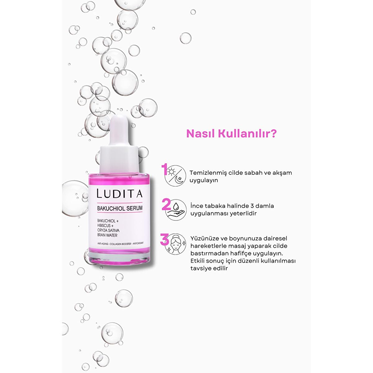 Bakuchiol antiedad + suero de hibisco (alternativa al retinol)