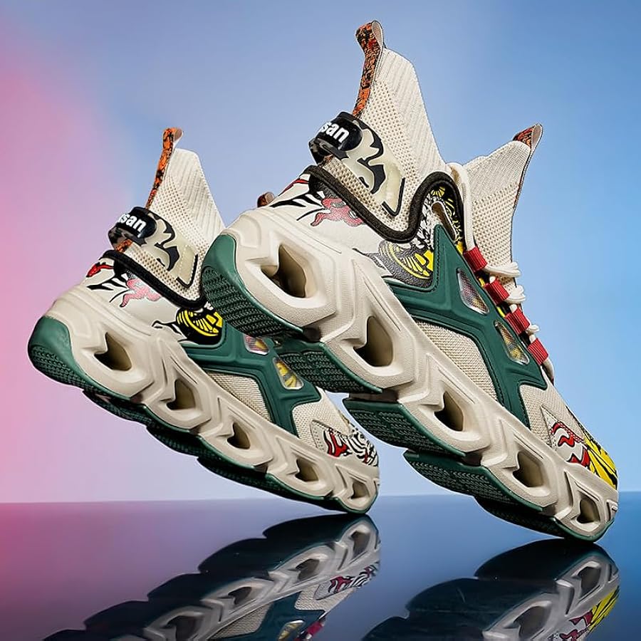 Amazon.com | Stylish High - Top Sneakers with Artistic