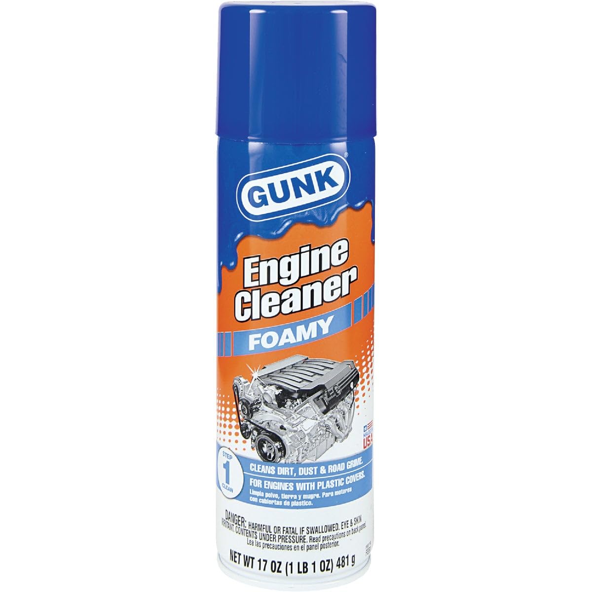 Radiator Specialty Gunk FEB1 18 Oz Engine Brite Foam Degreaser