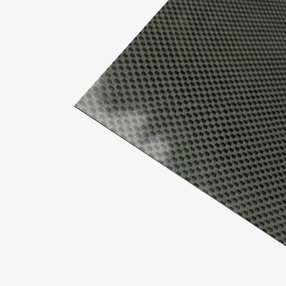 3K Kohlefaser Platte Karbon Carbonfaserplatten Laminatplatte Schwarz Hoher Härte Leinwandbindung glänzend für Drohnenrahmen Dicke:4.5mm,250mm*350mm