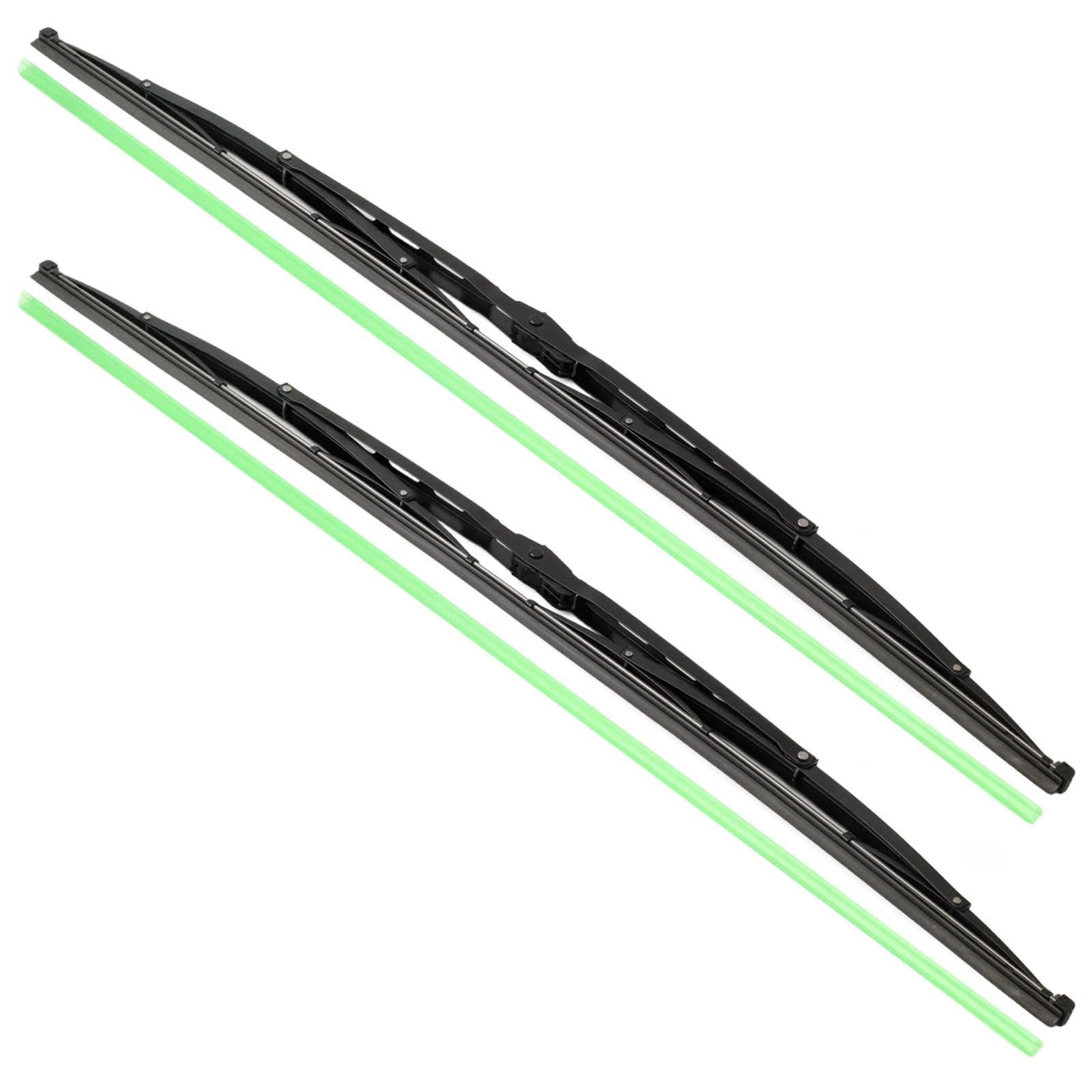 View 1 of ***ONLY 1 WIPER***
YUXIVCNE 2Pcs 32in RV Wiper Blades Compatible with Class A RV Front Windshield Wiper Blades Replacement for Isuzu Reach 2011-2015 for MAN for Scania Bus, for 12x4 & 9x4 Hook Arms, All-Season Rubber