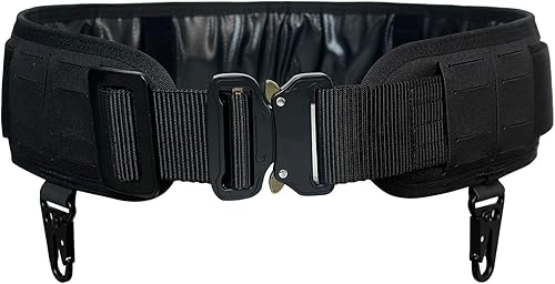 TWINFALCONS Cinturón de batalla táctico Cinturón de aparejador de liberación rápida Hebilla Molle Cinturón de patrulla Cinturón de trabajo Cinturón