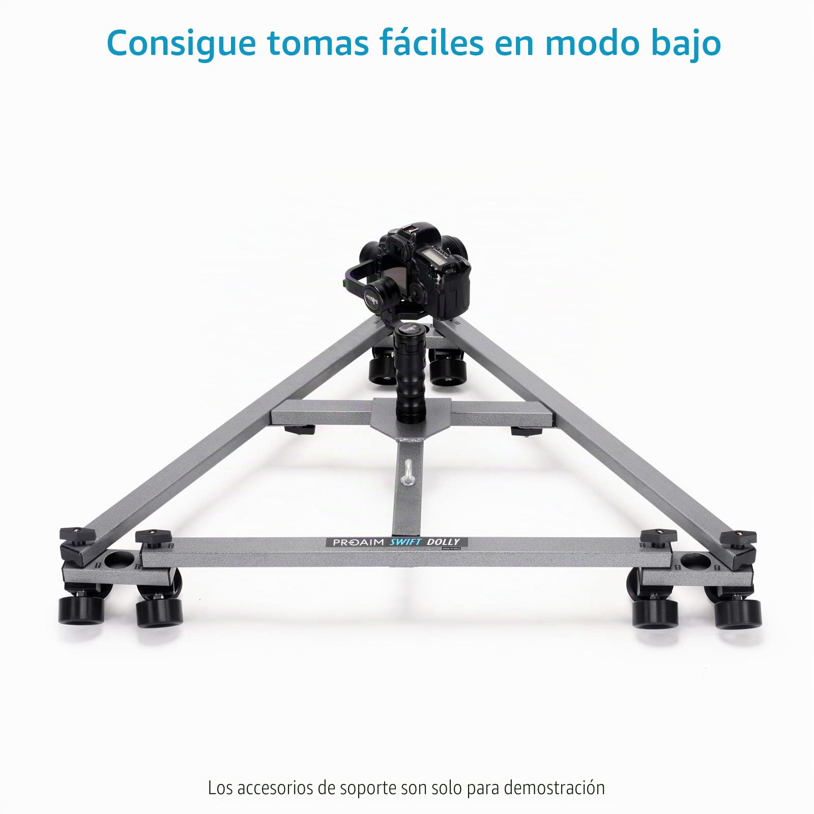 Sistema de Dolly Proaim Swift para cámara en Cine y Video
