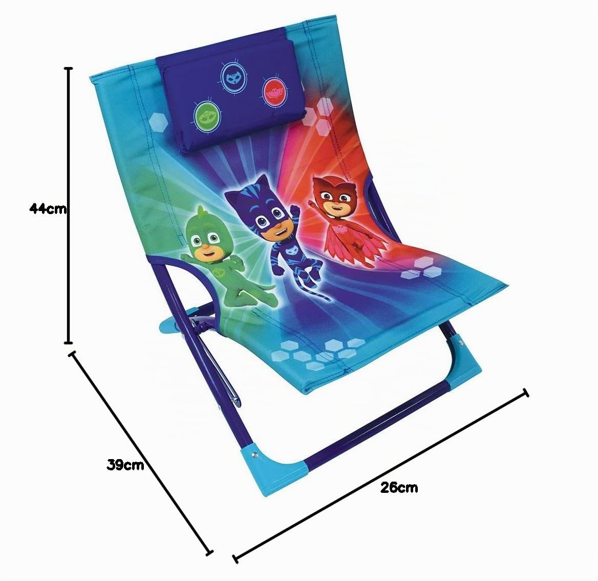 Fun House 712889 pyjamasques Silla – Silla de Playa Plegable para niños