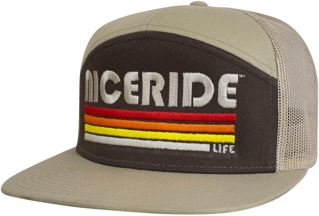 Snapback Trigger 7 Panel Trucker Hat Available in Evening Glow