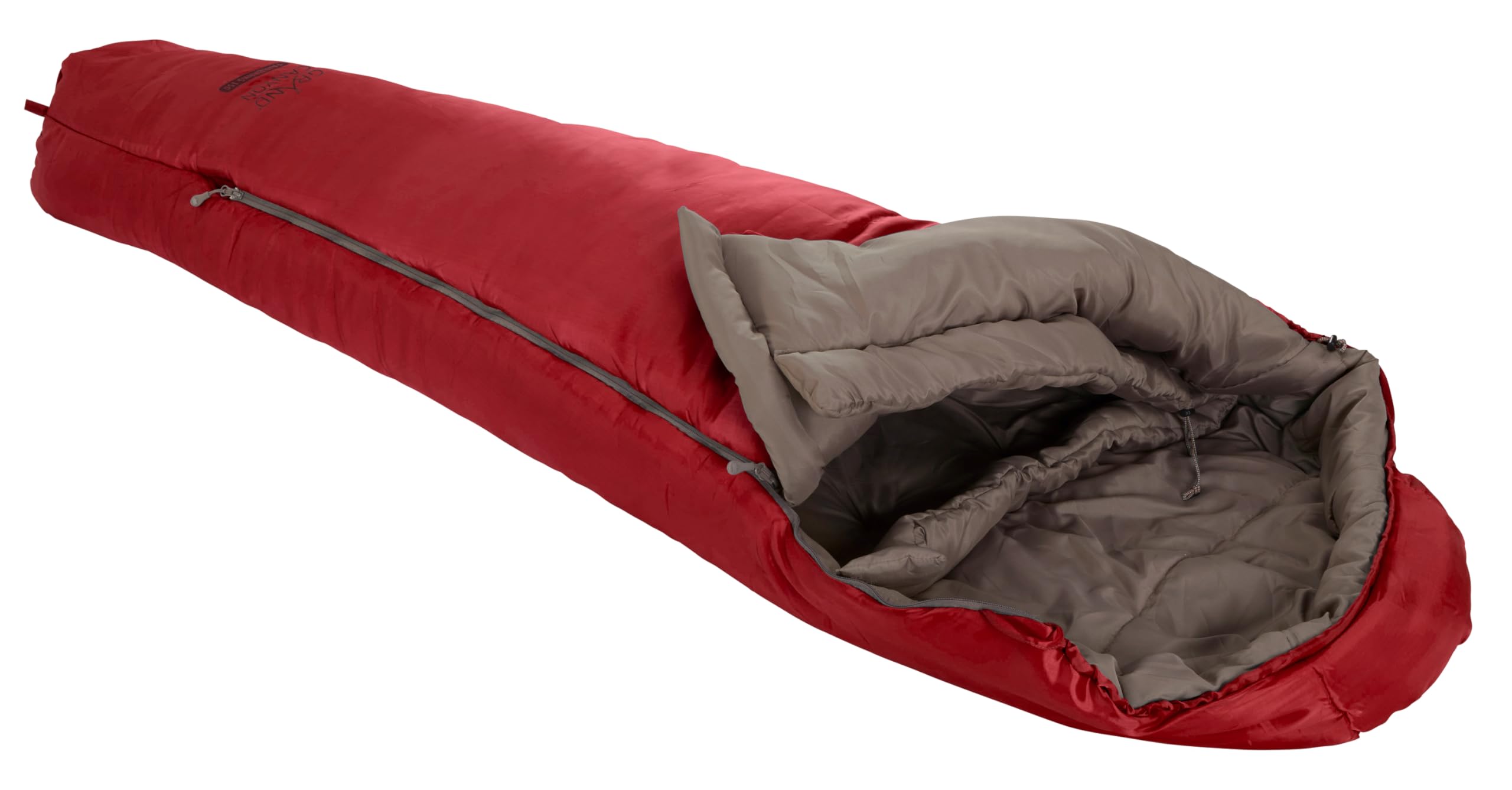 Grand Canyon FAIRBANKS 150 KIDS Blanket Sleeping Bag - Premium sleeping bag for outdoor camping - for kids - Red Dahlia