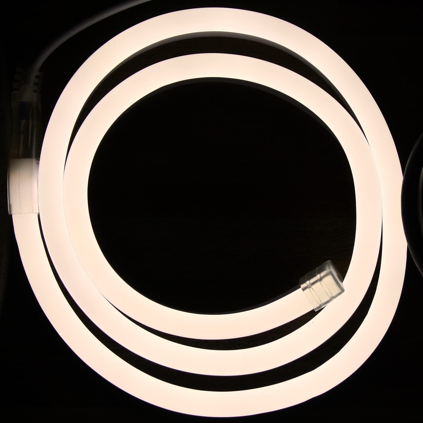12V / 230V (Netzteil) + Dimmer LED Streifen Stripe Licht Unterbankbeleuchtung Saunabeleuchtung Saunalampe (Warmweiß, 5m - 15,99€/m)