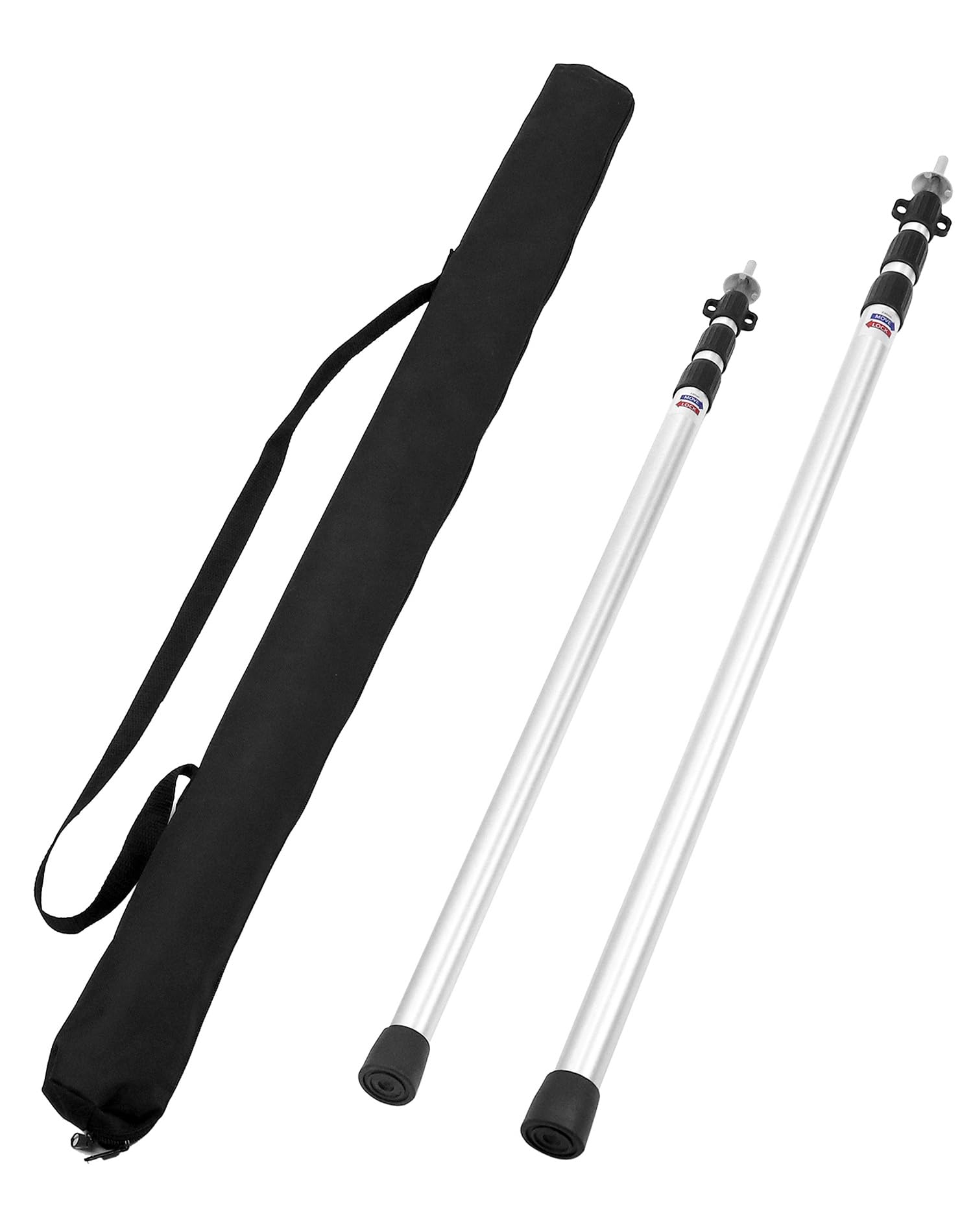 QWORK Teleskop Zeltstangen Sonnensegel Stangen - 95~230 cm - Aluminium  Aufstellstange fr Zelt, Tarp, Sonnensegel : Amazon.de: Sport & Freizeit