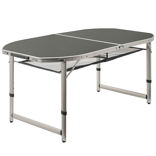 CampFeuer Table de Camping en Aluminium pour 6 Personnes |