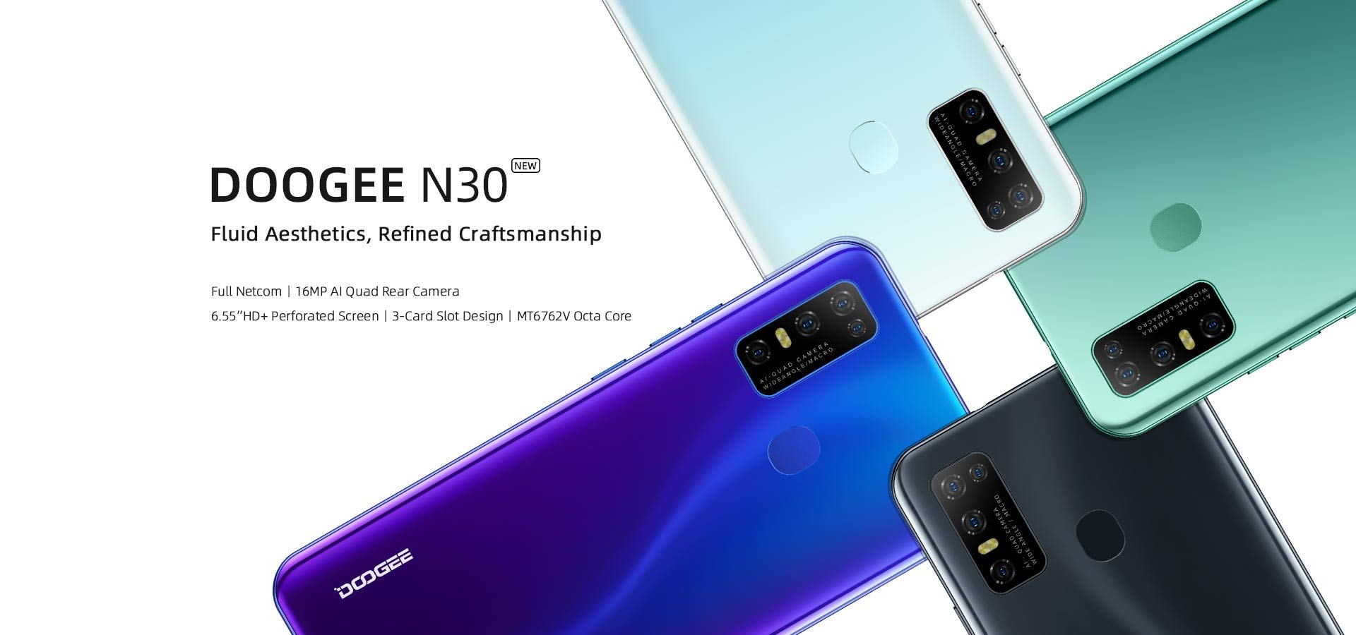 N30 Smartphone 4GB+128GB Android 10 Black - Dettaglio