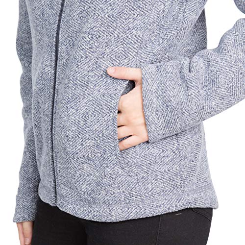 Trespass Damen Reserve Warme Microfleece-Jacke Mit Kapuze, 260 G/m², Denim-blau, XL EU