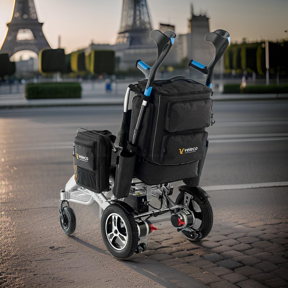 VELECO Elegante bolsa para el asiento trasero de scooter: cómoda y espaciosa bolsa para el asiento trasero