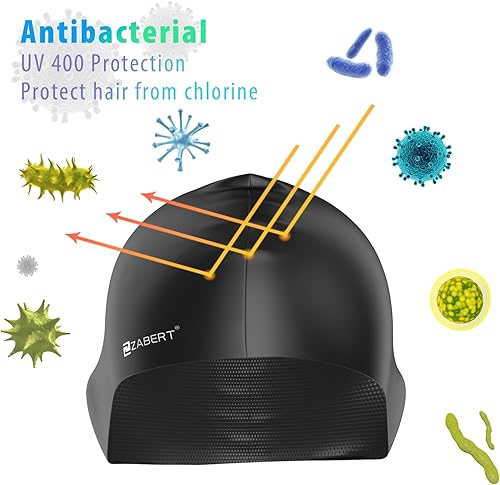 Miniatura 4 de ZABERT C600 - Gorro de natación para niños y niñas, diseño único de calidad prémium